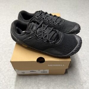 Merrell Vapor Glove 6 Shoes Womens 8 Black Barefoot Minimalist Running Athletic